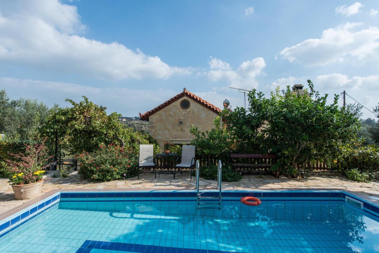 Villa Toula With Pool Nr Armeni Crete Makhairoí 外观 照片
